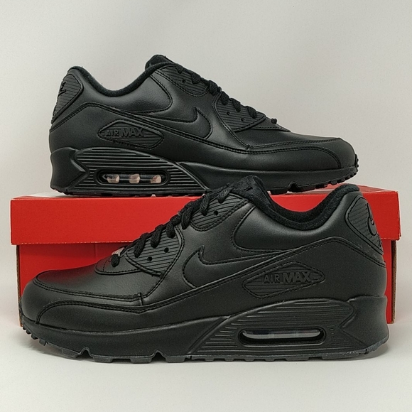 air max 90 all black leather